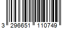 Barcode 3296651110749