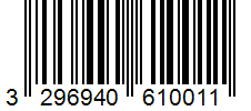 Barcode 3296940610011