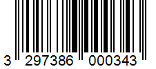 Barcode 3297386000343