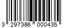 Barcode 3297386000435