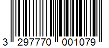 Barcode 3297770001079