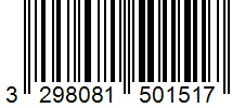 Barcode 3298081501517