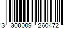 Barcode 3300009260472