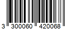 Barcode 3300060420068