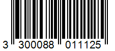 Barcode 3300088011125