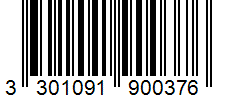 Barcode 3301091900376