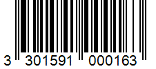 Barcode 3301591000163
