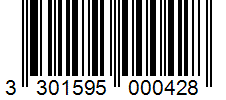 Barcode 3301595000428