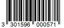 Barcode 3301596000571