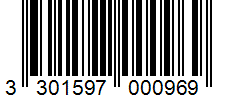 Barcode 3301597000969