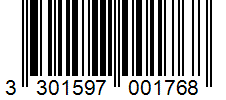 Barcode 3301597001768