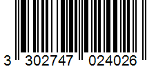Barcode 3302747024026