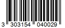 Barcode 3303154040029