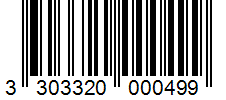 Barcode 3303320000499