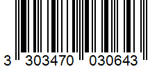 Barcode 3303470030643
