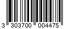 Barcode 3303700004475