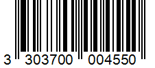 Barcode 3303700004550