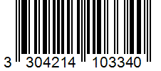 Barcode 3304214103340