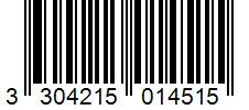 Barcode 3304215014515