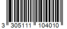 Barcode 3305111104010