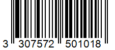 Barcode 3307572501018