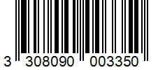 Barcode 3308090003350