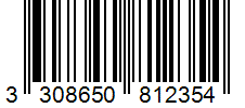 Barcode 3308650812354