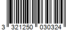 Barcode 3321250030324