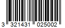 Barcode 3321431025002