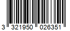 Barcode 3321950026351