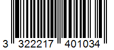 Barcode 3322217401034