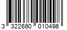Barcode 3322680010498