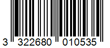 Barcode 3322680010535