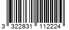 Barcode 3322831112224