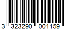 Barcode 3323290001159