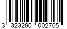 Barcode 3323290002705