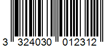 Barcode 3324030012312