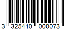 Barcode 3325410000073