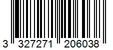 Barcode 3327271206038