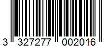 Barcode 3327277002016