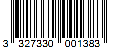 Barcode 3327330001383