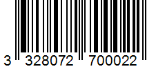 Barcode 3328072700022
