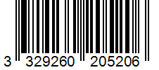 Barcode 3329260205206