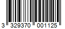 Barcode 3329370001125
