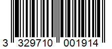Barcode 3329710001914