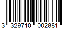 Barcode 3329710002881