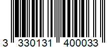 Barcode 3330131400033