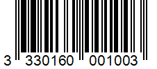 Barcode 3330160001003
