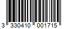 Barcode 3330410001715