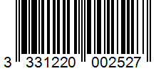 Barcode 3331220002527